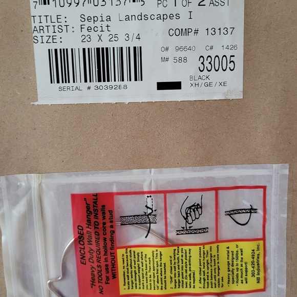 Sepia Landscape Framed Art Print - Picture 3 of 3